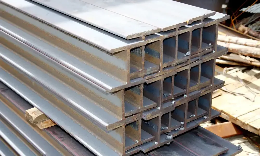 Steel,Channel,Bunch,In,Warehouse