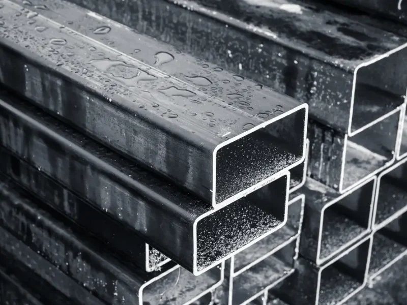 Stacked,Steel,Pipes,With,Rectangular,Cross-section,,Close-up,Monochrome,Photo,With Stacked,Steel,Pipes,With,Rectangular,Cross-section,,Close-up,Monochrome,Photo,With