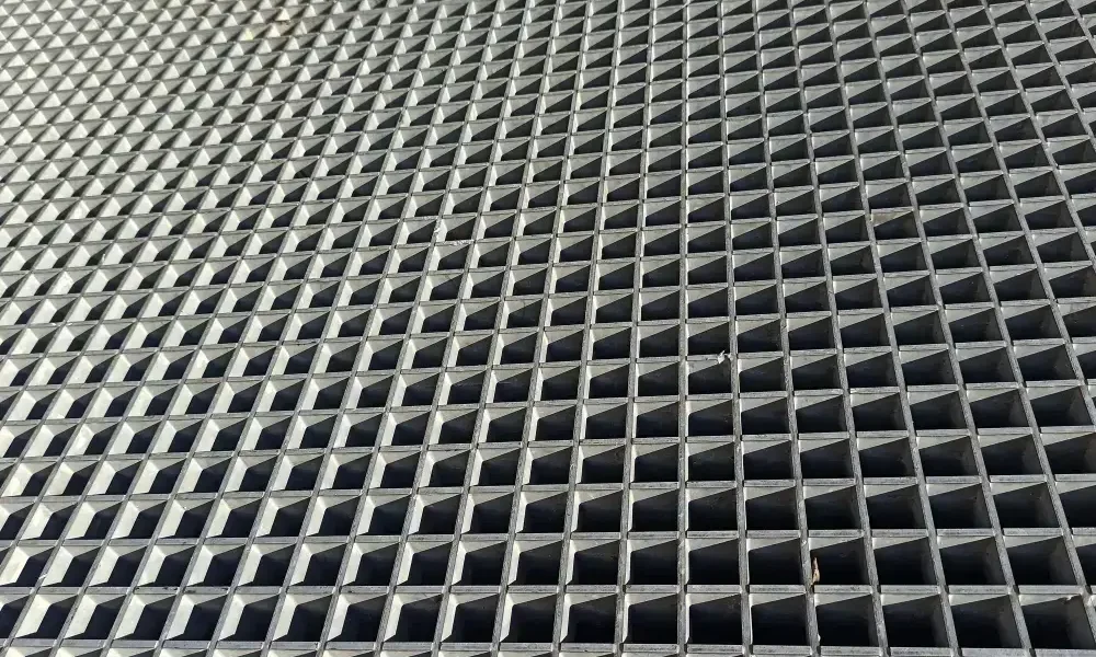 Closeup,Of,The,Concrete,Backdrop,With,Small,Square,Holes