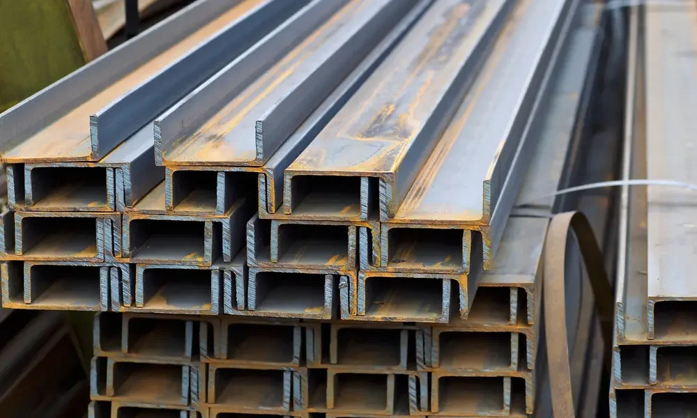 Metal,Profile,Channel,In,Packs,At,The,Warehouse,Of,Metal
